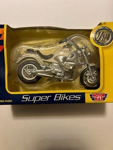 Motormax 1:18 Scale BMW R1200C Model Motorbike Vintage Unique Collectable - Picture 1 of 10