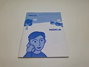 Nowy stary zapas angielski telefon komórkowy Nokia 203 instrukcja obsługi 3WYSYŁKA W WIELKIEJ BRYTANII - Zdjęcie 1 z 4