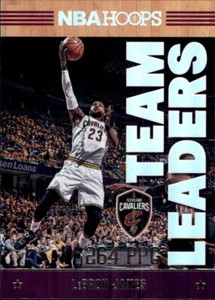 2017-18 Hoops Team Leaders #2 LeBron James CLEVELAND CAVALIERS - Photo 1 sur 2