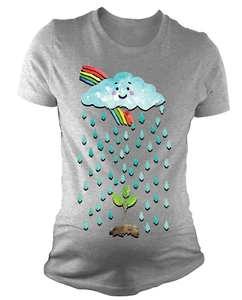 Ladies Maternity T-Shirt Rainbow Seed Pregnancy Clothing Baby Pregnant Womens - Picture 1 of 1