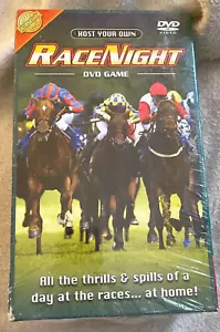 New Host your own race night dvd game Rare 1st Edition In Cellophane Box Is Worn - Picture 1 of 9