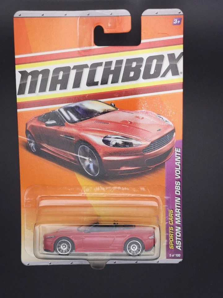 Matchbox  Aston Martin DBS Volante Red 2011 sealed long card - Image 1 of 1