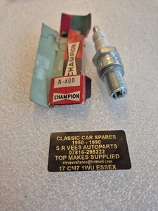 N-80B CHAMPION SPARK PLUGS X 2 - Picture 1 of 1