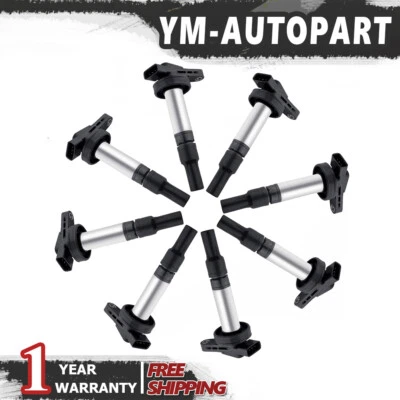 Paquete de 8 bobinas de encendido para 03-09 Jaguar 06-09 Land Rover Range Rover 4,2 L 4,4 L V8 Foto 1 de 4