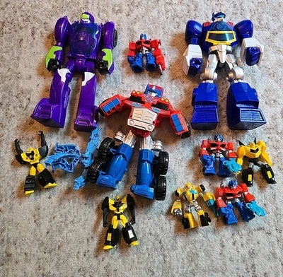 Playskool Heroes • Transformers Rescue-Bots Optimus Prime Plus Large Lot  - Imagem 1 de 4