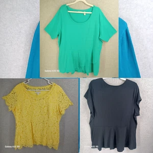 Isaac Mizrahi Live! Tunic Womens Size 1X Dress Shirt Multi Lot of 3  - Picture 1 of 22