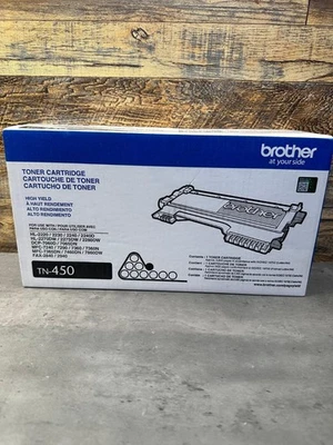 Cartucho de toner Brother TN450 preto IntelliFax 2840 original do fabricante - Imagem 1 de 4