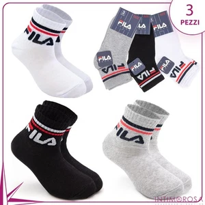Fila Quarter F8338 Short Socks For Kids 3 Pieces - Picture 1 of 5