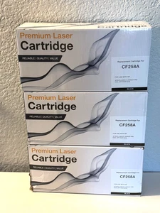 3 Stück CF258A mit Chip Tonerkassette für HP Laser Jet Pro M404 MFP M428 Serie - Bild 1 von 2