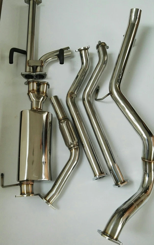 3 Inch Full Exhaust With Pipe and muffler For 200 Series Landcruiser V8 Wagon - Image 1 of 1