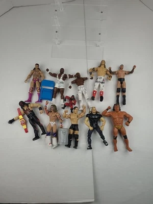Лот товаров с Экшн-фигурками WWE Рестлинг Mattel Jakks Wwwf Wcw Аксессуары Basic Aew Ljn - Изображение 1 из 4