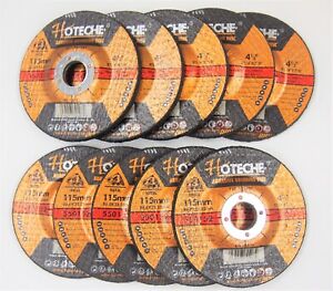 10 PC Metal Grinding Wheels Angle Grinder Disc 4-1/2"x1/4"x7/8"