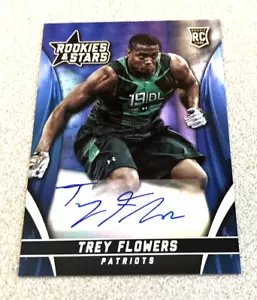 2015 Panini Rookies & Stars RC Auto #RS-TF Trey Flowers Patriots - Foto 1 di 2