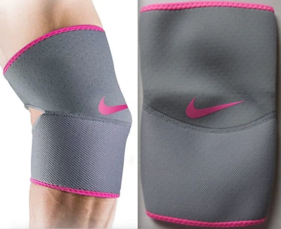 Nike Pro Combat Elbow Sleeve 2.0 Adult Unisex Stealth/Pink Pow One Sleeve Medium - Image 1 of 4