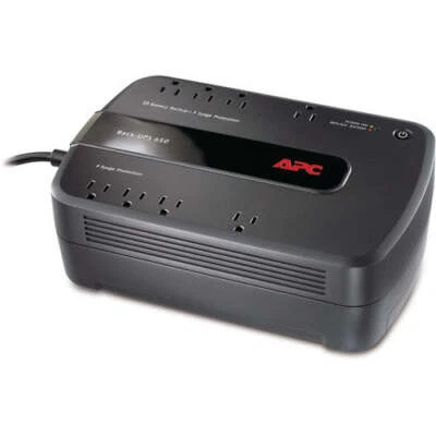 APC BE650G1 Back-UPS 650 8 Outlet Surge Protector and Battery Backup (120V) - Image 1 of 2
