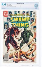 🔥 Saga of Swamp Thing 4 NEWSSTAND CBCS 9.6 NM+ 1982 Phantom Stranger Story cgc