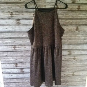 Abito donna Candie's junior con ferretto in foil taglia XL nero multicolore nuovo con etichetta - Foto 1 di 8