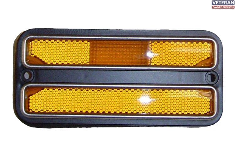 Frt Side Marker Lamp w/Chrm Trim LH or RH 68-72 Chevy GMC Pkup Blzr Jimmy Subrbn - Image 1 of 1