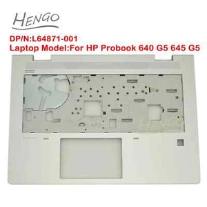 L64871-001 Silver New For HP ProBook 640 G5 Palmrest Upper Case C Cover Shell - Picture 1 of 3