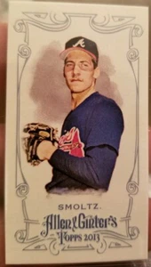 John Smoltz 2013 Topps Allen Ginter Mini 12/25 Rare Red Ink - Bild 1 von 2