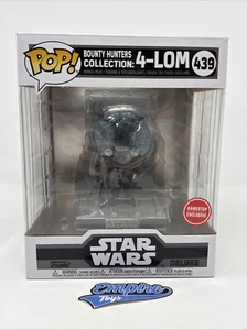 4-Lom #439 Star Wars Bounty Hunter Collection Gamestop Funko Pop! Free Shipping - Picture 1 of 6