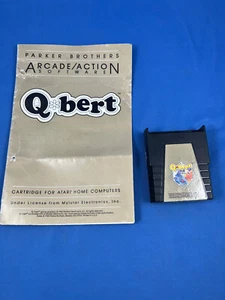 Qbert ~ Atari 400/800/XL/XE ~ 1983 ~ Con Manual ~ Probado ~ Funciona muy bien ~ - Imagen 1 de 4