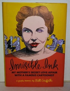 *SIGNED* BILL GRIFFITH INVISIBLE INK 1ST PRINTING 2015 FANTAGRAPHICS GN COMICS  - Picture 1 of 2