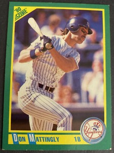 1990 Score Don Mattingly #1 New York Yankees Baseball Card