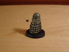 Doctor Dr Who Metallic Grey Dalek, White Stick Head Rotates Metal Miniature Fasa