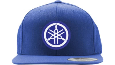 NEW FACTORY EFFEX 22-86206 YOUTH Yamaha T-Fork Snapback- Blue/White - MOTORCYCLE - Image 1 of 2