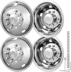 Cache simulateur de roue 19,5" inox 2005-2022 Ford F450/F550 4 pièces - Photo 1 sur 6