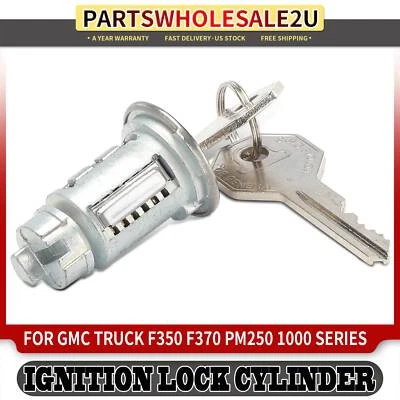 Cilindro de bloqueo de encendido Zamak 5 con llaves para GMC 250 370 3500 1000 Series PM150 Foto 1 de 4