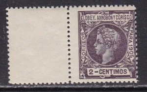 1905 - España - Elobey - Edifil 20 - 2c - Violeta - Punto de Aguja - MNH - Imagen 1 de 2