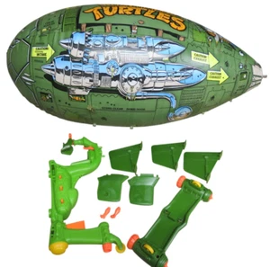 Vintage 1988 TMNT Turtle Blimp Playmates Toys Not Complete! No Leaks! - Picture 1 of 11