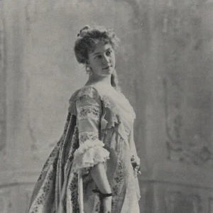 Miss Elsie Leslie - - Le Théâtre à New-York - Gravure presse 1902 - Picture 1 of 2