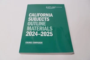 2024 - 2025 Kaplan Bar Exam Review California Subjects Outline Materials - Picture 1 of 5