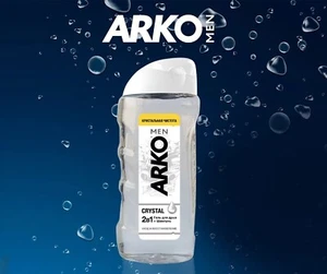Arko Shower Gel + Shampoo Crystal 260ml - Picture 1 of 1