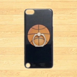 For Phones 3D Cute Basketball Finger Ring Holder Black Back Hard Skin Case Cover - Picture 1 of 2