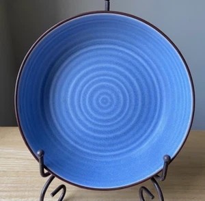 3 ANTHROPOLOGIE ILANA PERIWINKLE 7.75" Blue Soup or Cereal Bowls - VGUC - Picture 1 of 4