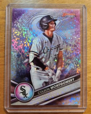 2022 Bowmans Best Colson Montgomery Top Prospects Mini-Diamond Refractor #/299 - Image 1 of 2