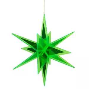 Windsack Sparkle Green Crystal Star - Bild 1 von 1