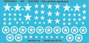 Calcomanías Skytrex 1/76 (20 mm) - estrellas aliadas - Imagen 1 de 1