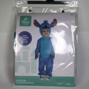 Disney Baby Stitch Costume Infant Size 3-6 Months Jumpsuit Hoodie  - Picture 1 of 3