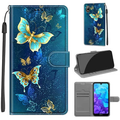 Flip Case For Huawei P30 Lite Y5/Y6 2019 Y6 2018 Y9 Prime Magnetic Leather Cover - Image 1 of 4