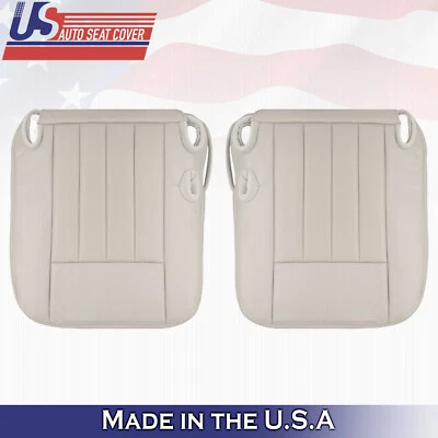 Capas de couro bronzeadas para motorista e passageiro Lincoln Town 2003 a 2005 - Imagem 1 de 4
