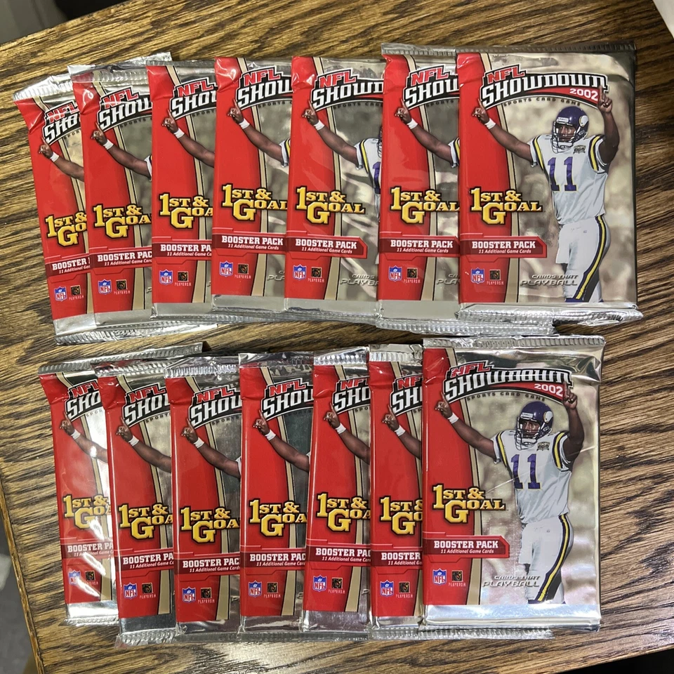 NFL Showdown 2002 1st & Goal 14 Booster Pack New & Sealed - Image 1 of 1