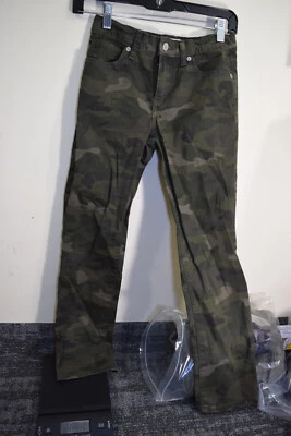 Pantalones antiguos azul marino de karate ajustados camuflados verdes 5 bolsillos Max Flex cintura ajustable NIÑOS 10 Foto 1 de 4