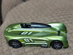 Hot Wheels Monoposto Race Car Green Turbo Jet City 2000 Malaysia EUC C126A - Picture 1 of 6