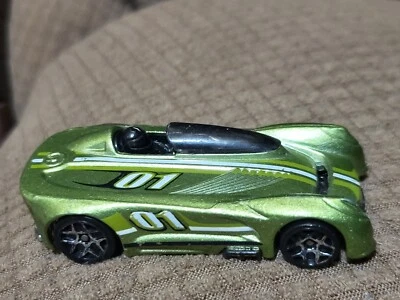 Hot Wheels Monoposto Race Car Green Turbo Jet City 2000 Malaysia EUC C126A - Image 1 of 4