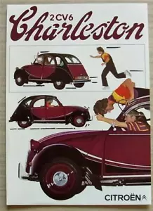 CITROEN 2CV6 CHARLESTON Car Sales Leaflet 1981 DUTCH TEXT - Picture 1 of 2